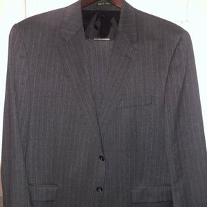 Grey Pinstripe Suit 48R